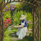   Painting in the Garden